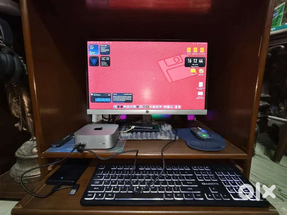 Mac mini m4 16gb 256gb full setup.