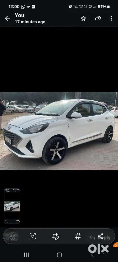Hyundai Aura 2022 Cng & Hybrids 52500 Km Driven Well Condition