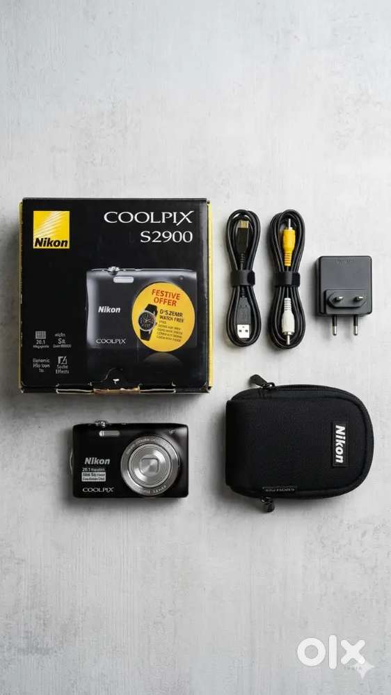 Nikon COOLPIX S2900 USED 中古 付属品なし Nikon Coolpix S2900 (20.1 MP) – Hardly Used, Complete Box Kit