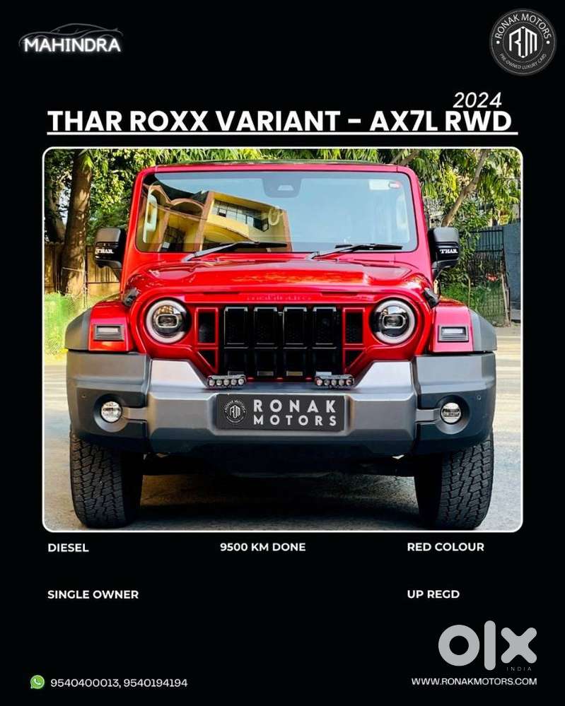 Mahindra Thar Roxx Ax7 L Diesel At 2wd, 2024, Diesel
