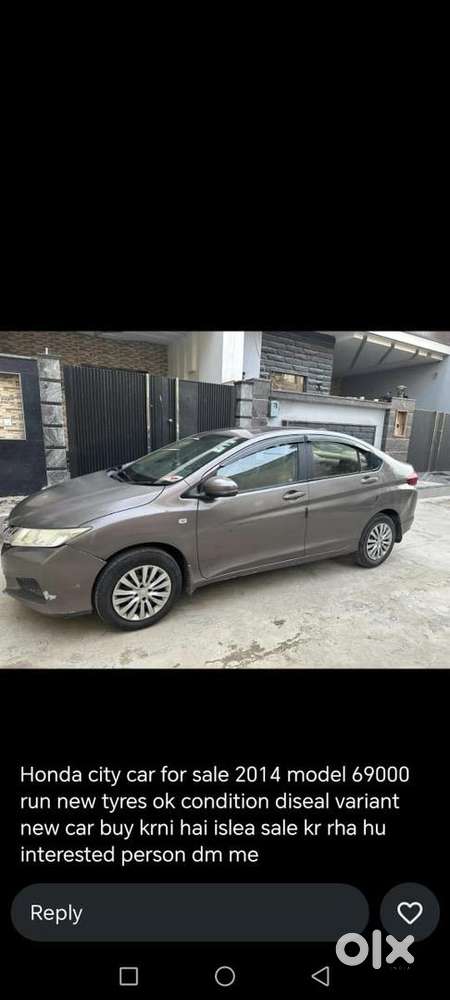 Honda City 2014 Diesel 69000 Km Driven