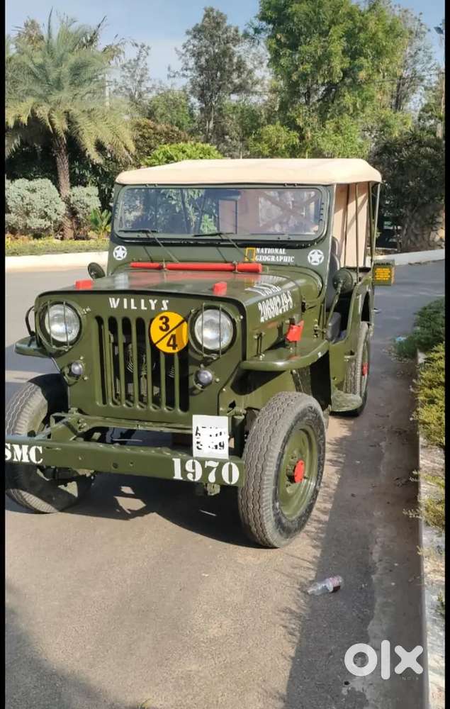 It Employee Driven Mahindra High Bonnet Jeep In Mint Condition