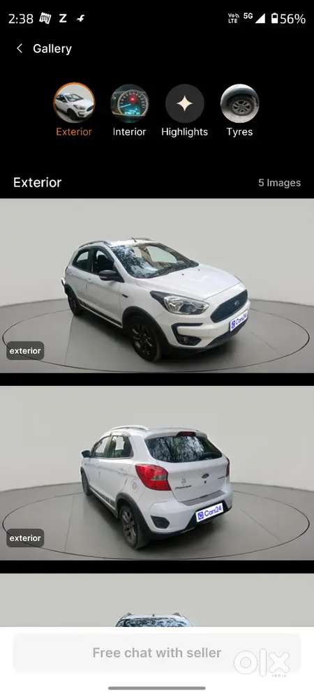 Ford Freestyle 1.2 Titanium Petrol 71800km Driven 2018 Model