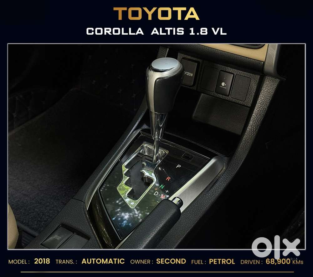 Toyota Corolla Altis Vl, 2018, Petrol