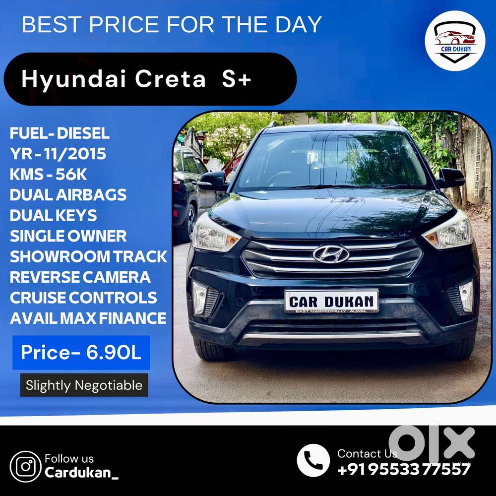 Hyundai Creta 1.4 Crdi S Plus, 2015, Diesel