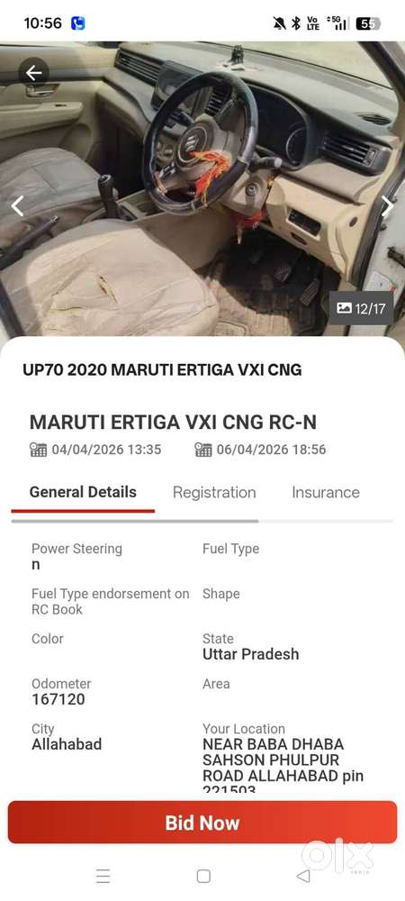 Maruti Suzuki Ertiga 2021 Cng & Hybrids Well Maintained