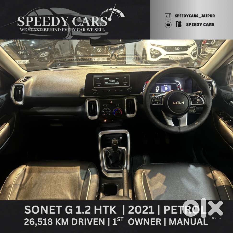 Kia Sonet 1.2 Htk, 2021, Petrol
