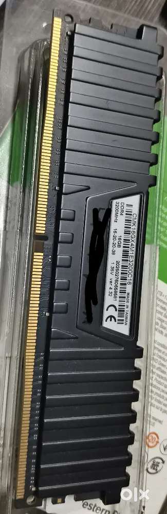 Used sata ssd 480 gb kingston corsair 16 gb ddr 4 3200 mhz