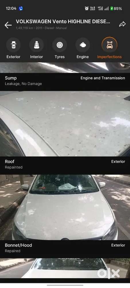 Volkswagen Vento Diesel Highline 2011 Car