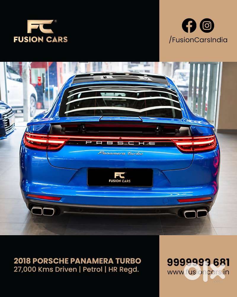 Porsche Panamera Turbo, 2018, Petrol