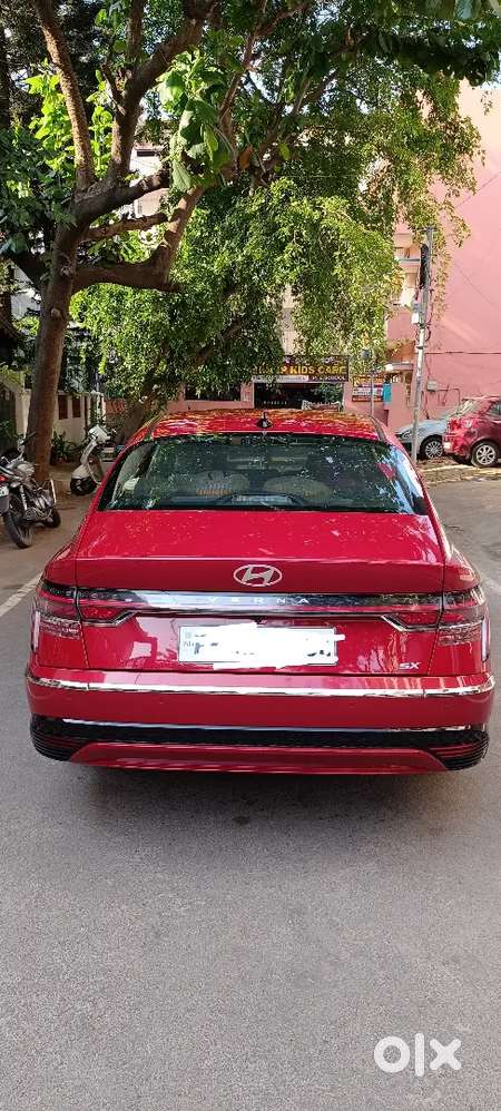 Hyundai New Verna 2023, Fiery Red, Just 10924 Km Driven.