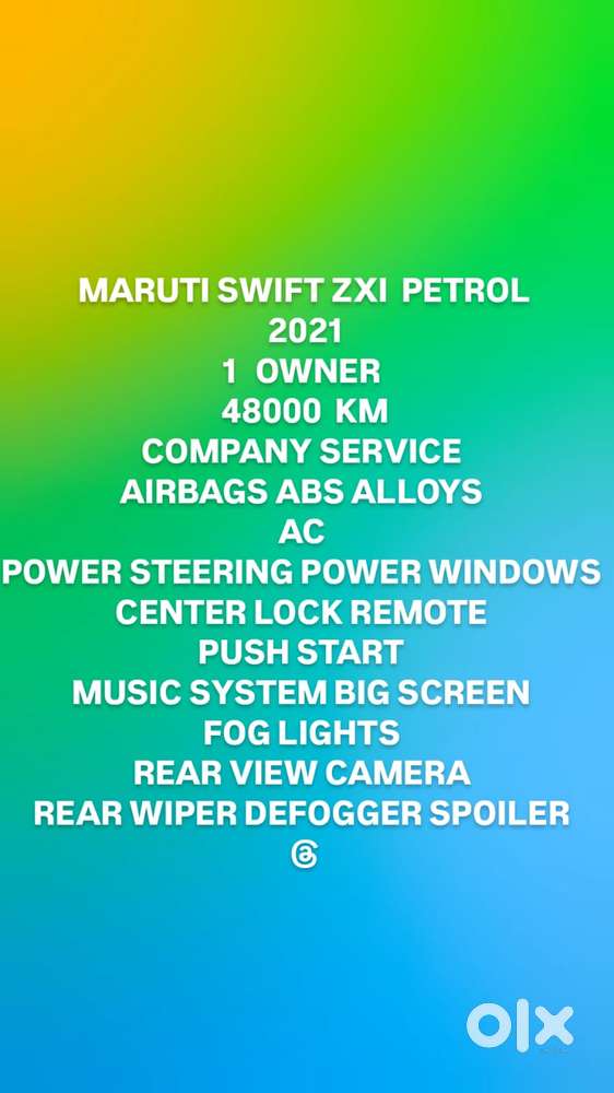 Maruti Suzuki Swift 2018 Zxi, 2021, Petrol