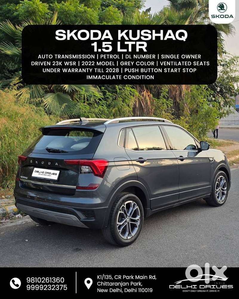 Skoda Kushaq 1.5 Tsi Style (6 Airbags) Dsg, 2022, Petrol