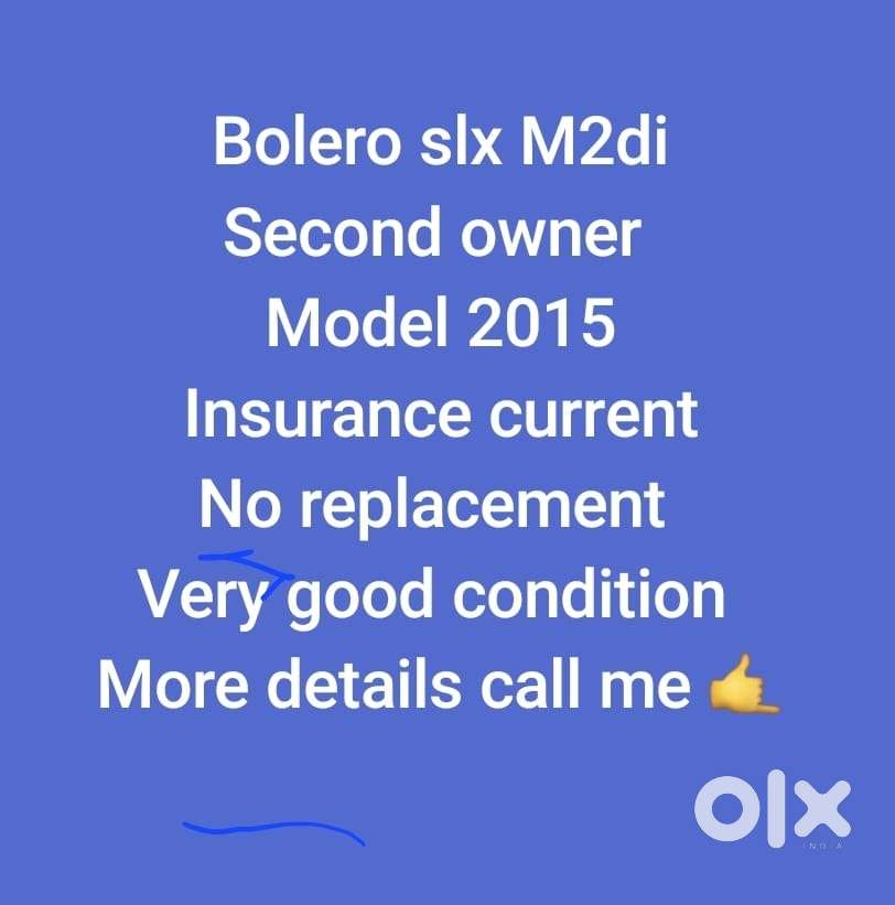 Mahindra Bolero Zlx, 2015, Diesel