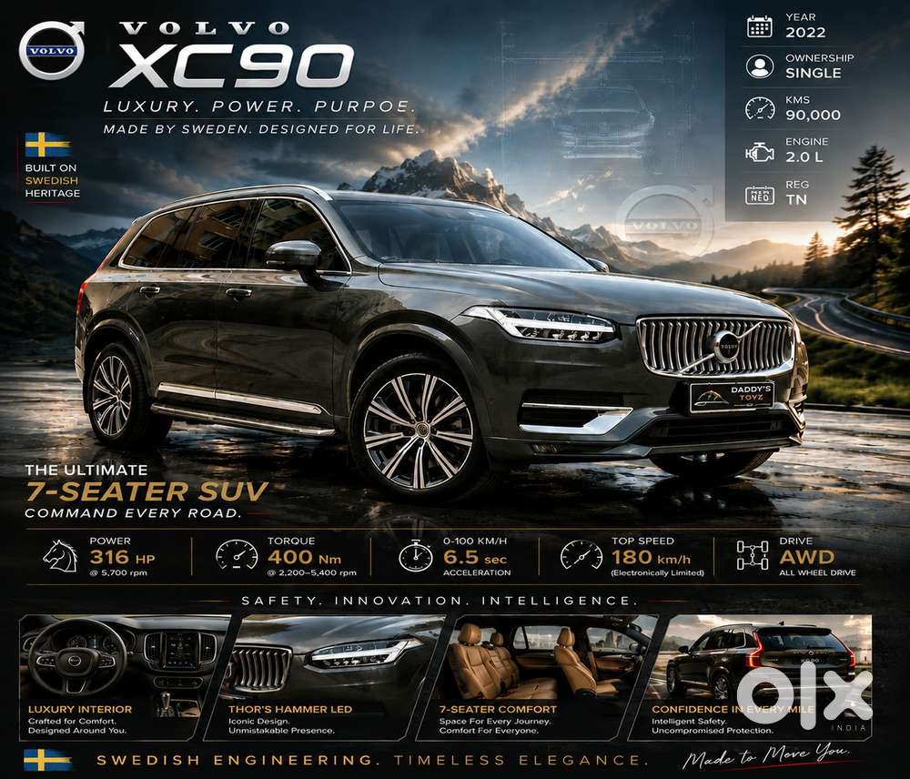 Volvo Xc90 B6 Ultimate, 2022, Petrol