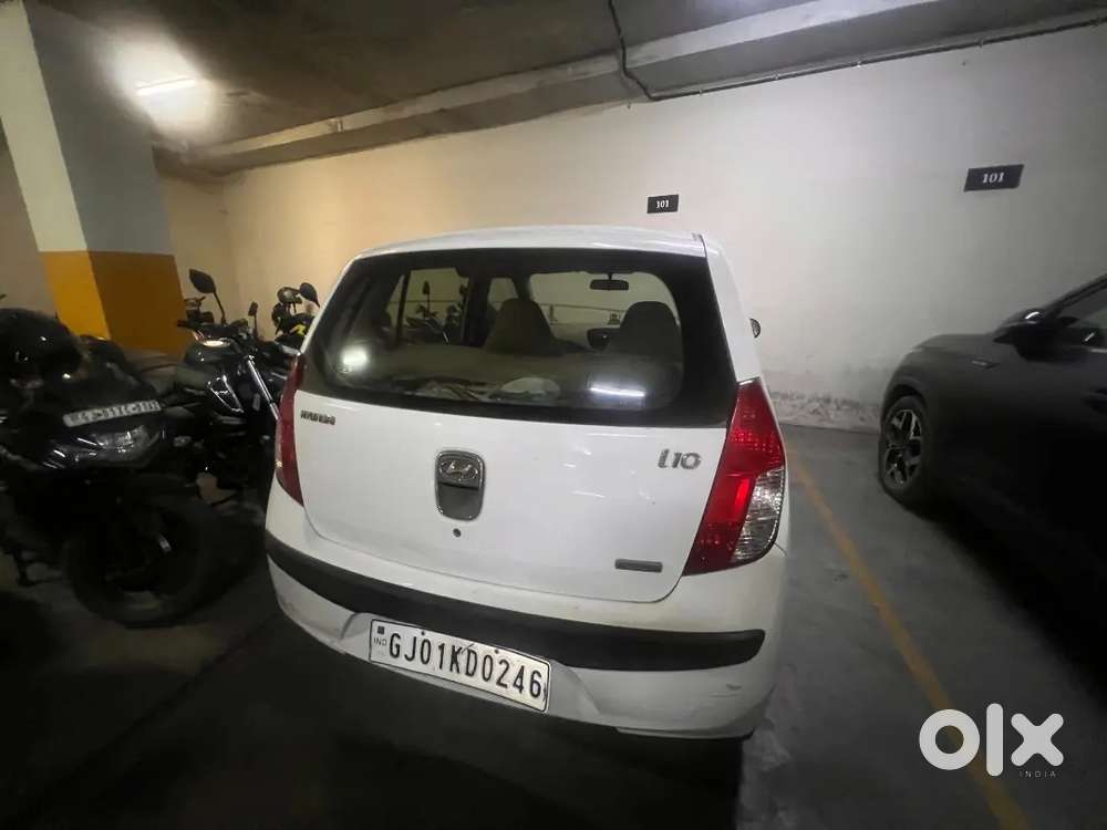 Hyundai I10 2010 Petrol Good Condition, White, Well Maintained