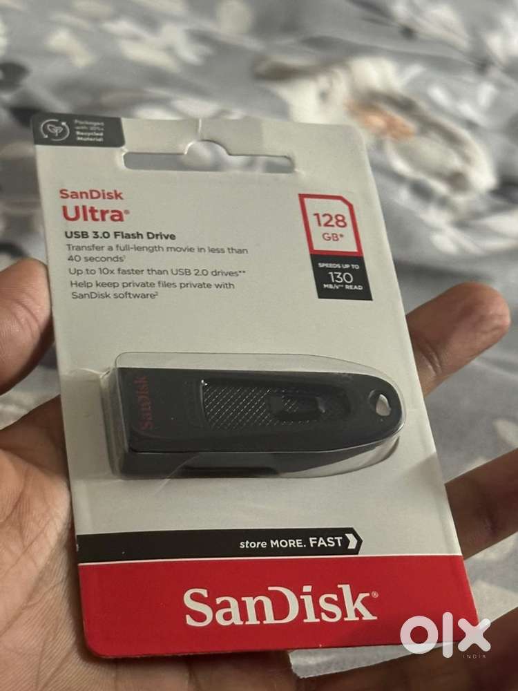 Sandisk 3.0 128 gb pendrive MRP 2200 seal pack