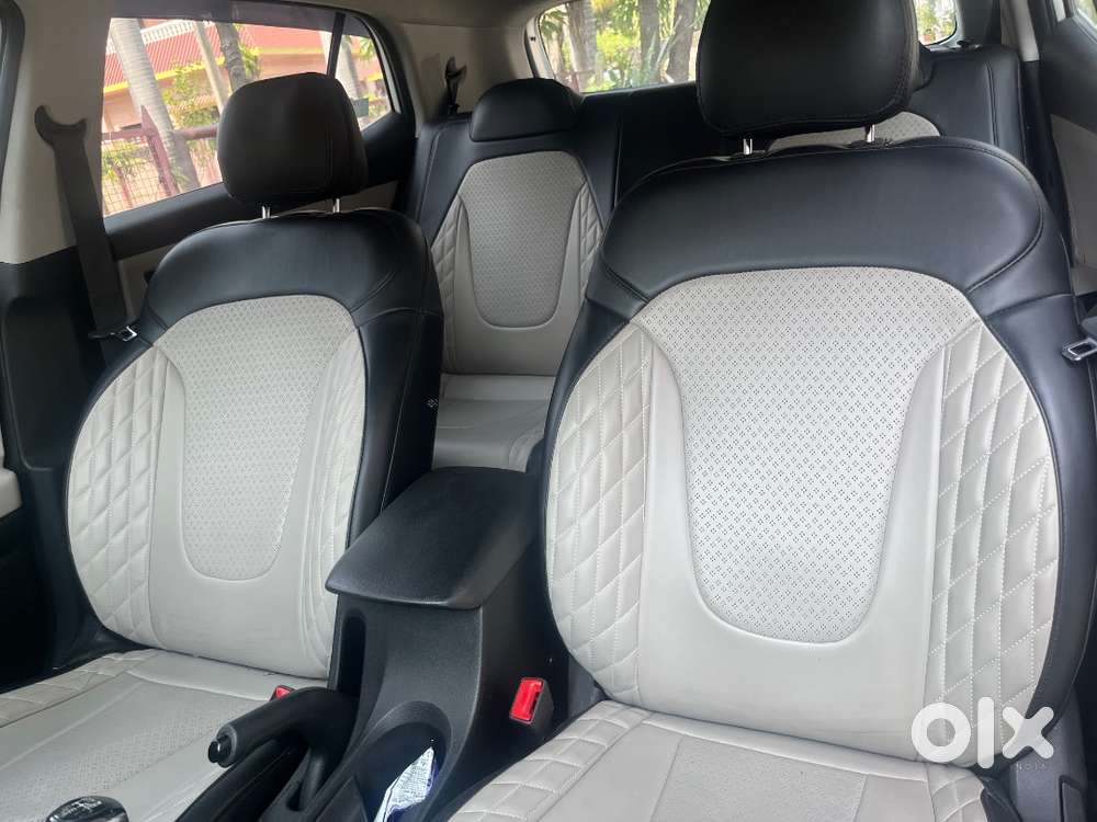 White Hyundai Creta 2021 (1.5 Diesel, 1st Owner, Up-16) In Mint