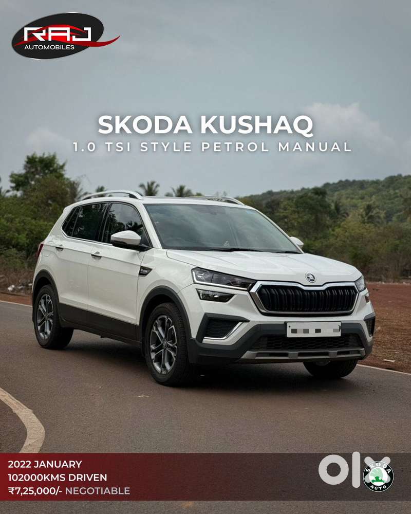 Skoda Kushaq Style 1.0l Tsi Mt, 2022, Petrol