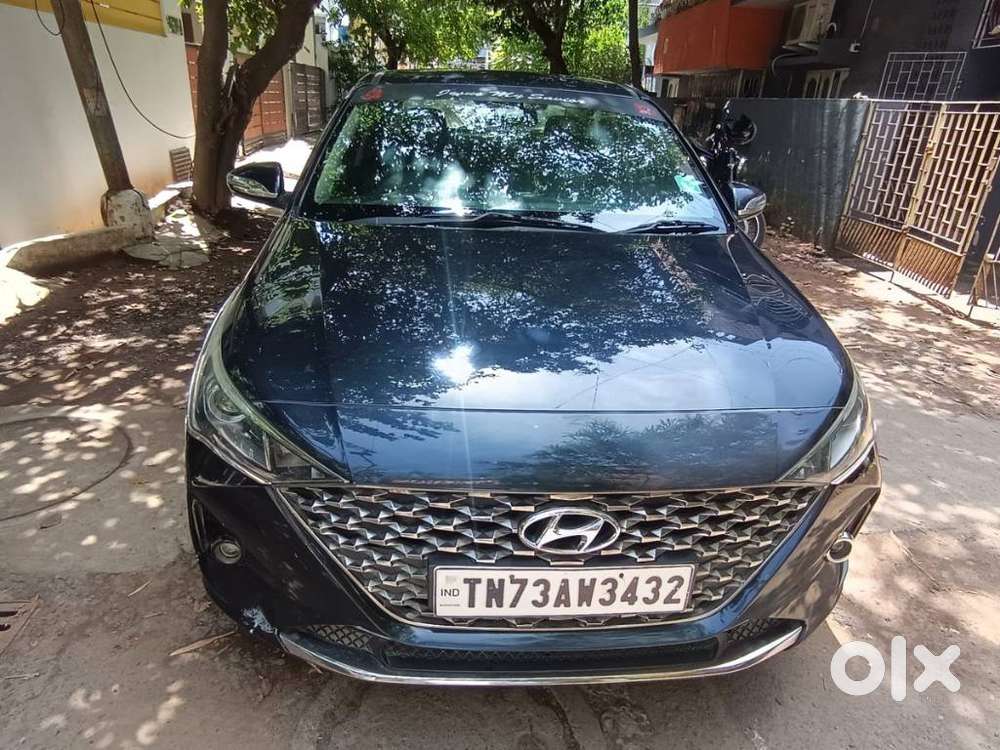 Hyundai Verna 1.5 Sx (o) Turbo Petrol Mt Dual Tone, 2021, Petrol
