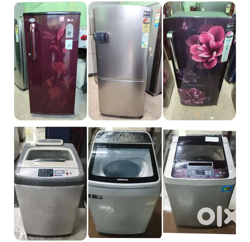WASHING MACHINE & FRIDGE Single & Double Door With Free Maintenance