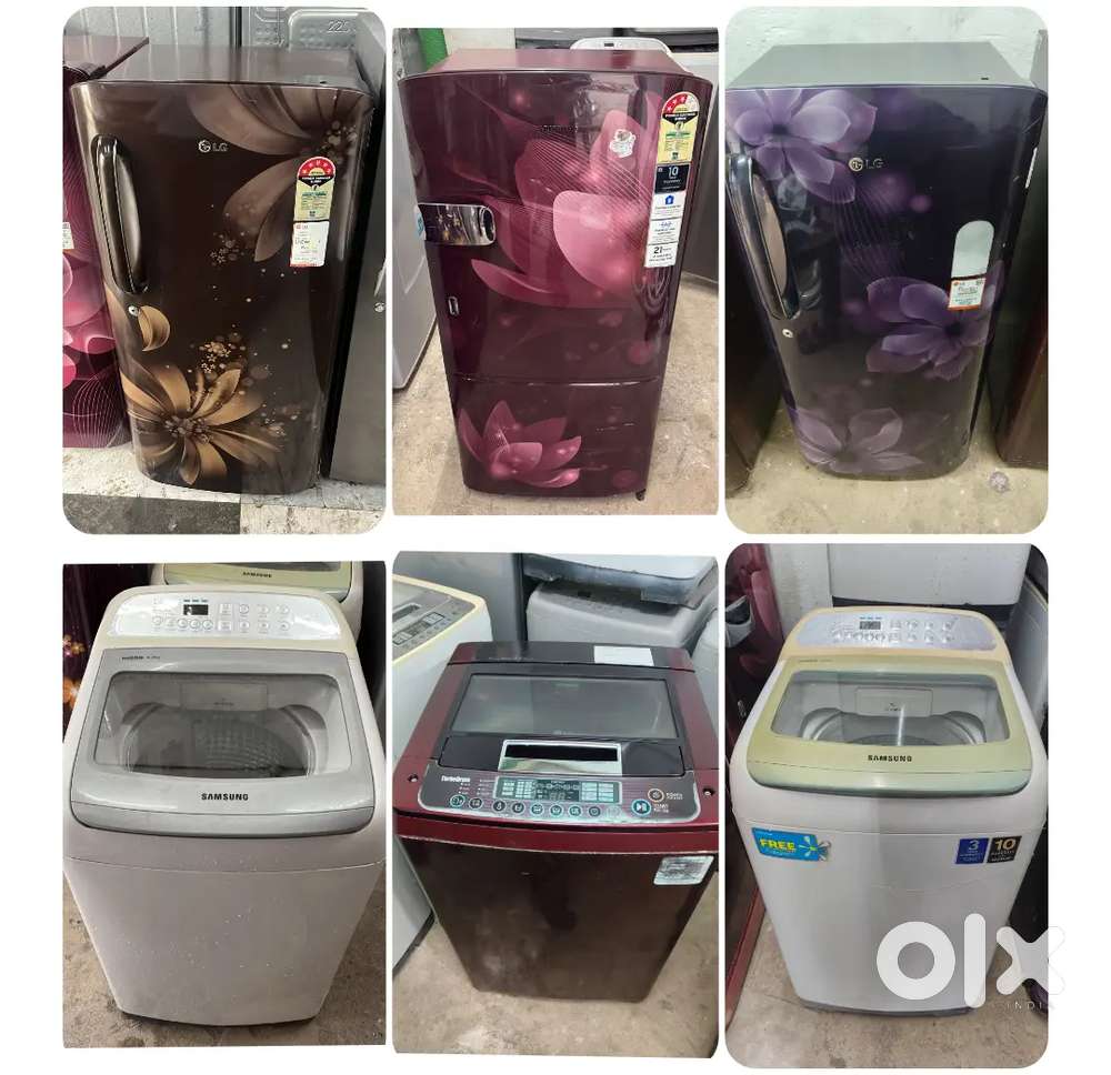 FULLY AUTOMATIC WASHING MACHINE & REFRIGERATOR ON RENT & SELL