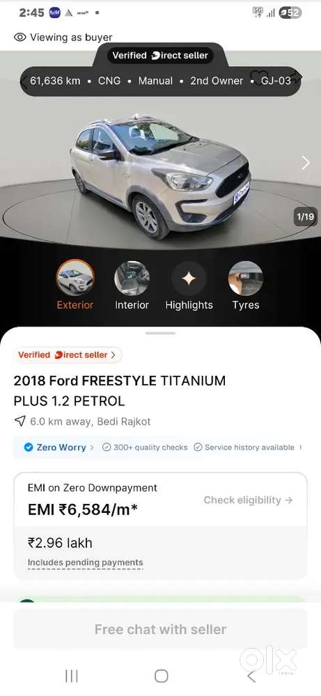 Manufectur 2018 On Road 2020