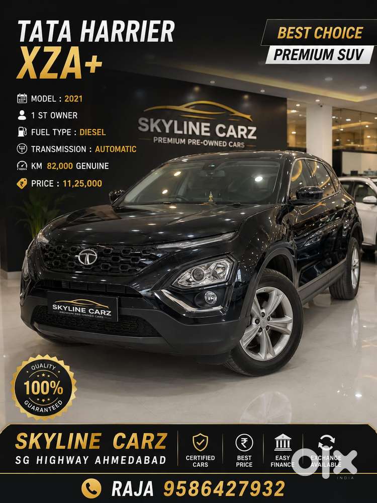Tata Harrier Xza Plus Dark Edition, 2021, Diesel