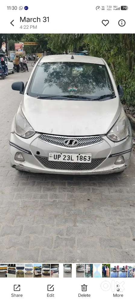 Rampur Transfer Hyundai Eon 2012 Petrol Ok Condition Hai
