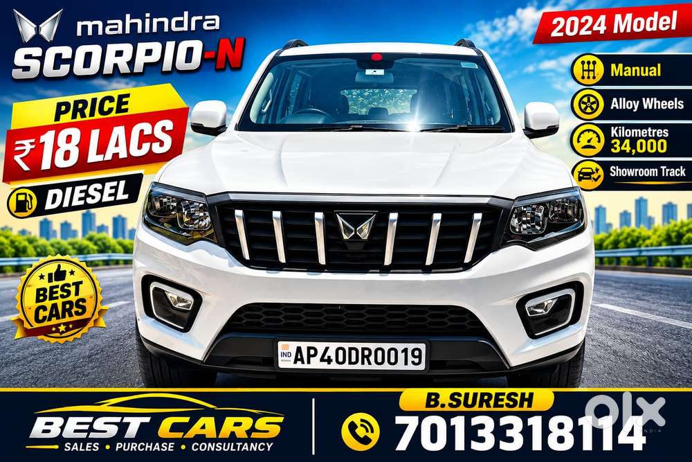 Mahindra Scorpio-n 2.2 Z4 Diesel Mt 7 Str, 2024, Diesel
