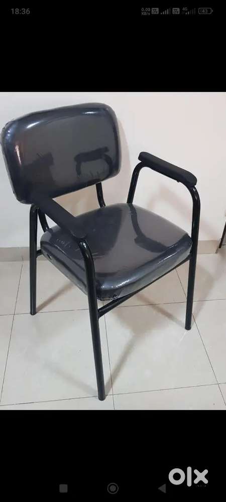 brand new  Black visitor or waiting chair or library chair