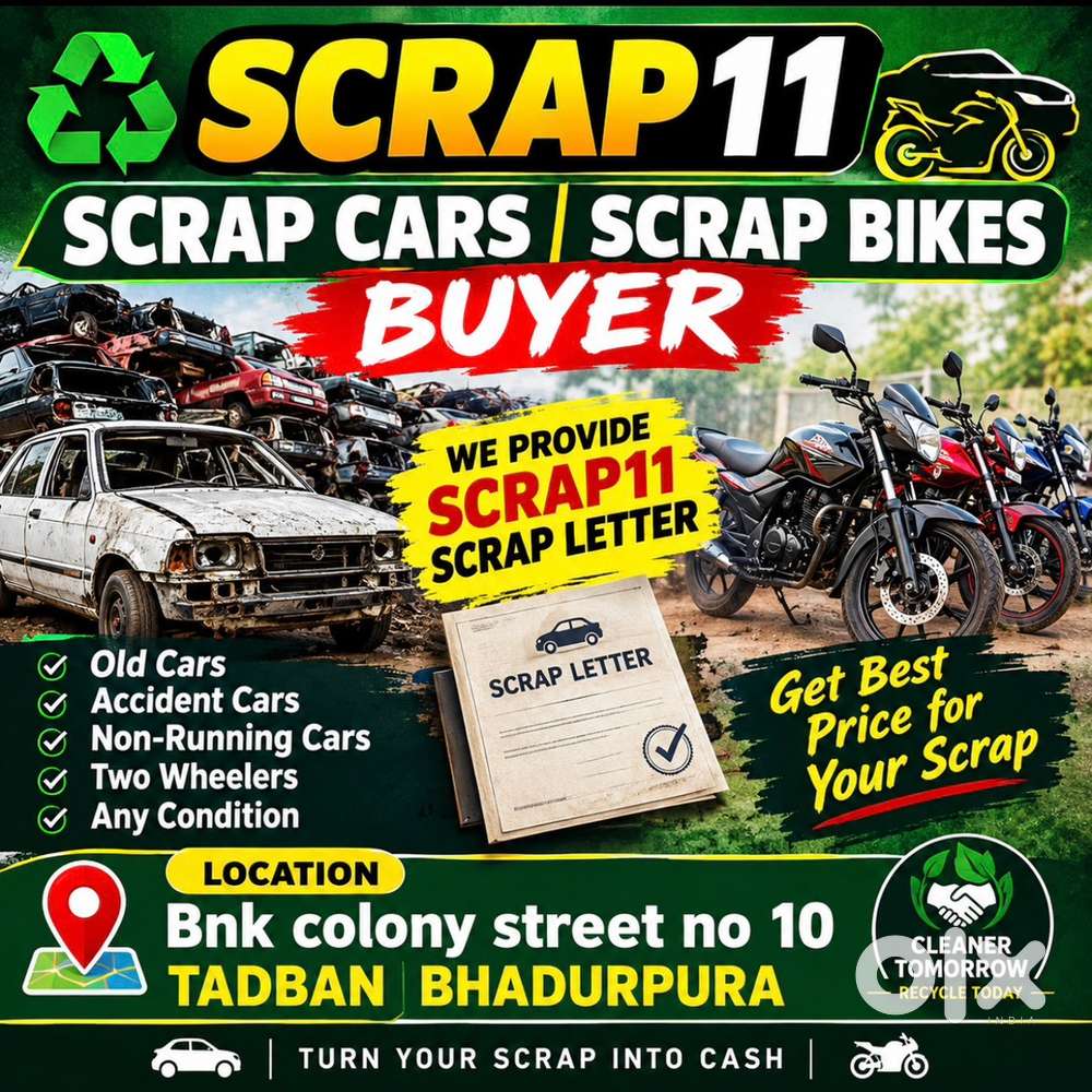 SCRAP11 SCRAP CAR DEALER IN HYDERABAD BEST PRICE FOR SCRAP VEHICLES