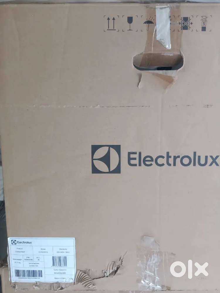 Electrolux chimney hob Box piece
