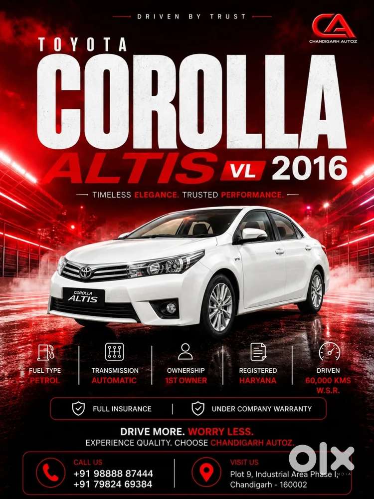 Toyota Corolla Altis 1.8 Vl Cvt, 2015, Petrol