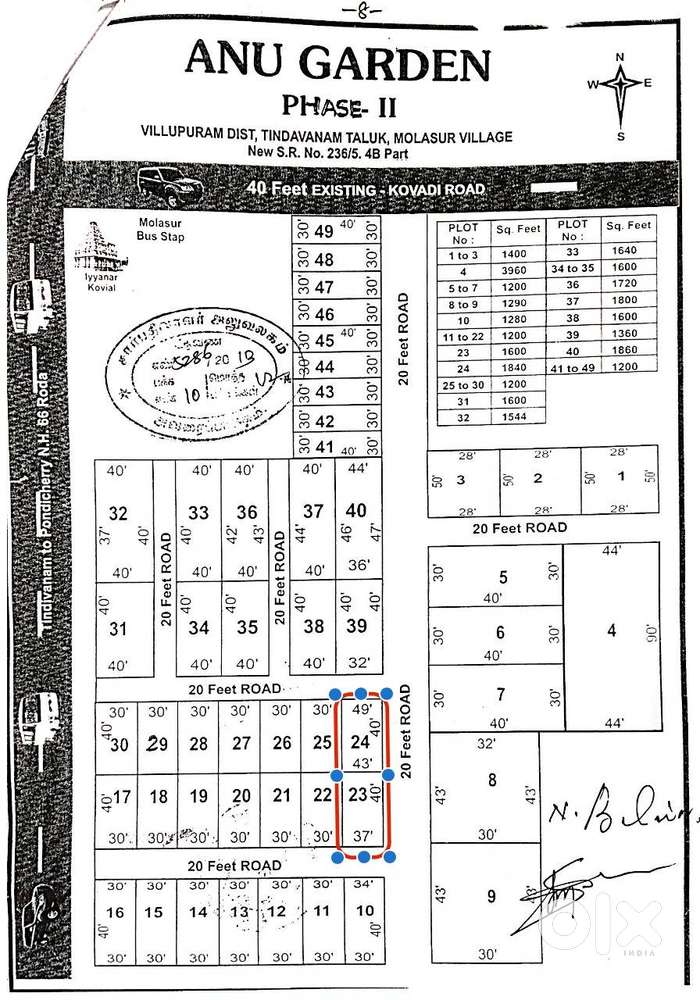 Lands & Plots for sale in Tindivanam OLX