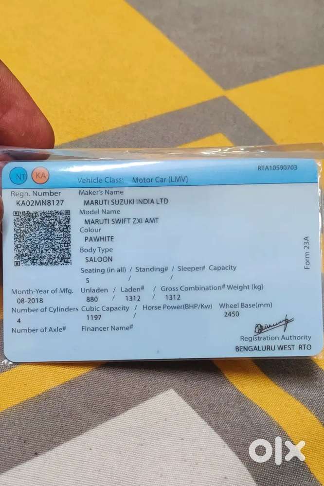 2018 Maruti Swift Zxi Amt