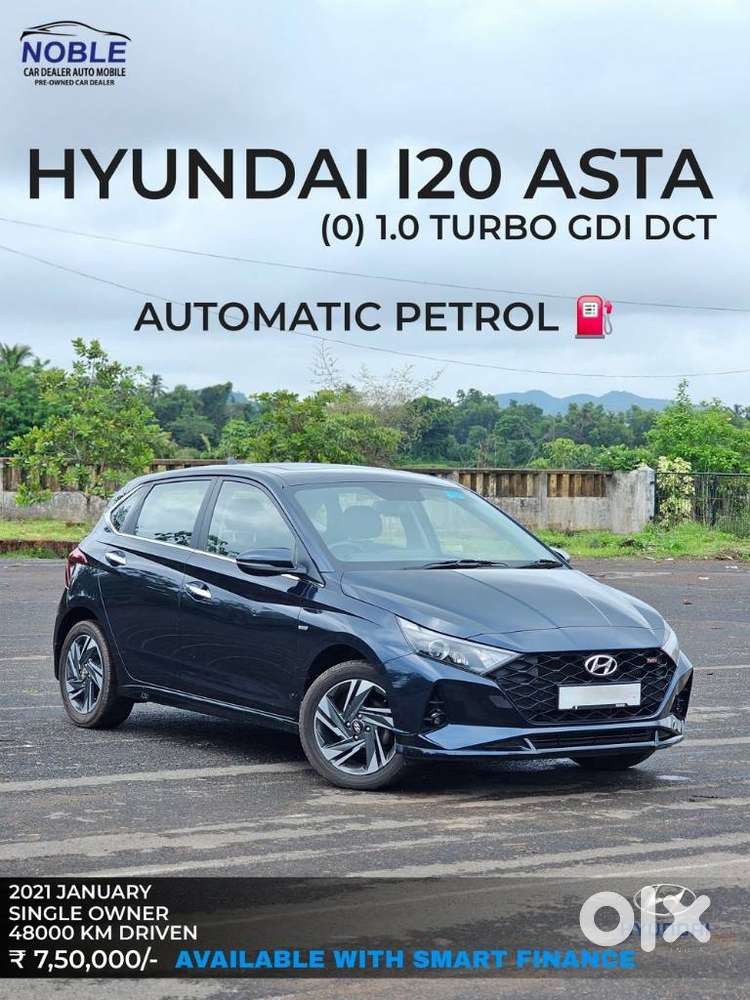 Hyundai I20 Asta (o) 1.0 Turbo Dct, 2021, Petrol