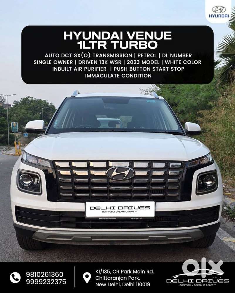 Hyundai Venue 1.0 Sx (o) Turbo Dct, 2023, Petrol