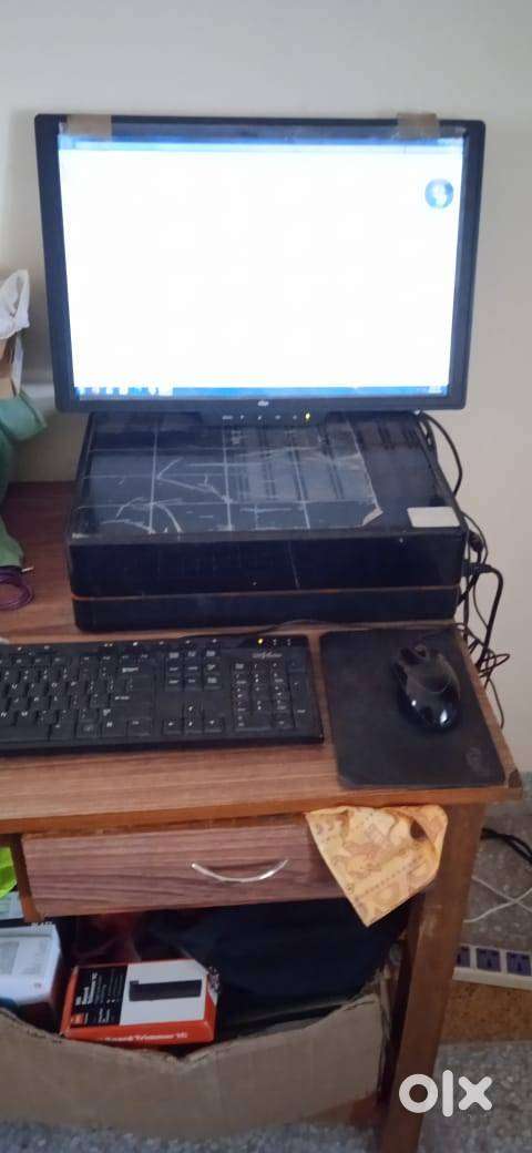 Branded desktop computer with printer