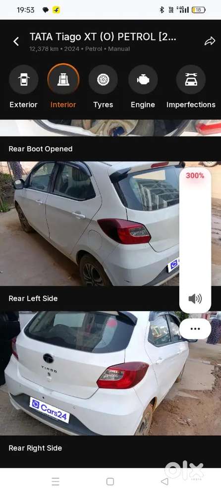 Tata Tiago 2024 Petrol Good Condition Bh Number Car