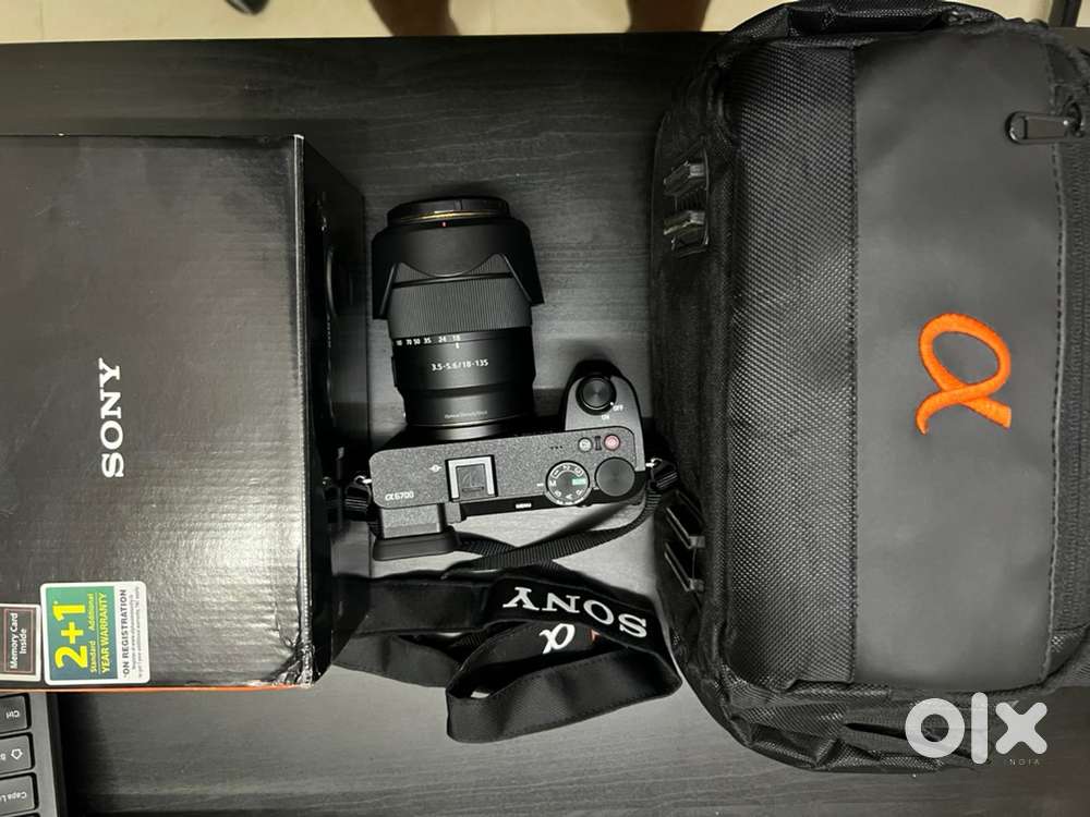 Sony Alpha a6700  and 18-135mm OSS Lens (2+ Yrs Warranty) Bill + Box