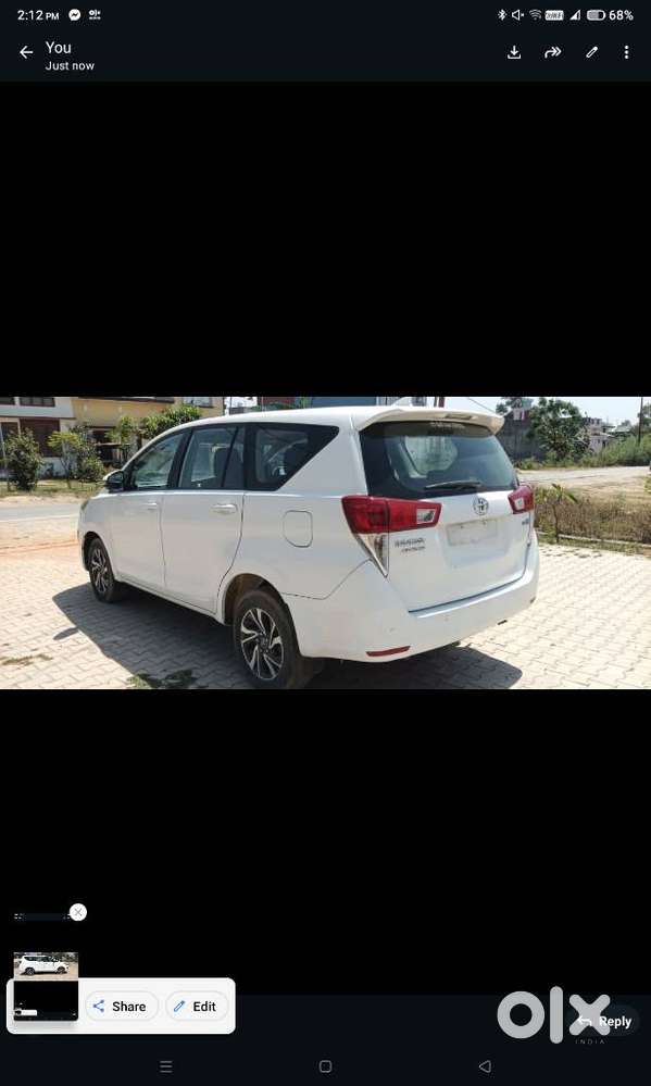 Toyota Innova Crysta 2.4 G Mt, 2022, Diesel