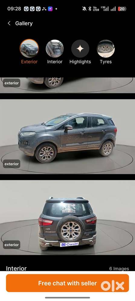 Ford Ecosport 2016 Diesel Well Maintained
