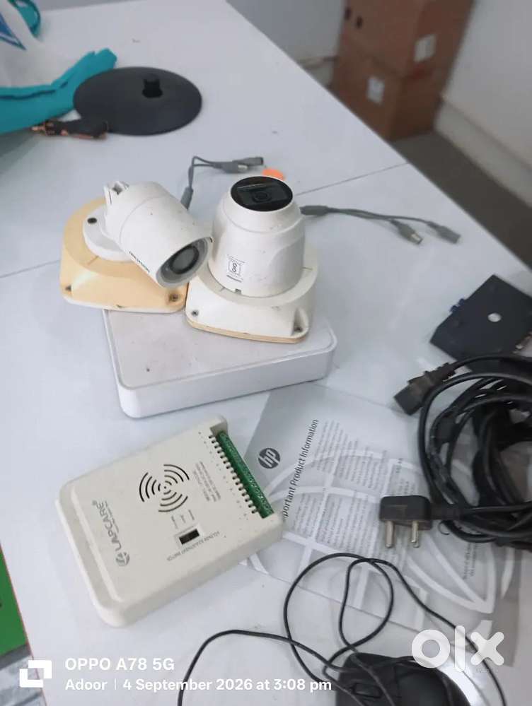 Hikvision 4 Channel DVR with CCTV Cameras for Sale