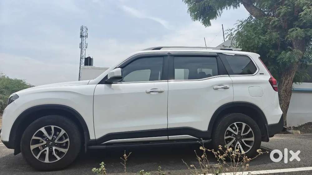 Pristine 2025 Mahindra Scorpio-n Z8t Diesel At  5,000 Km  White