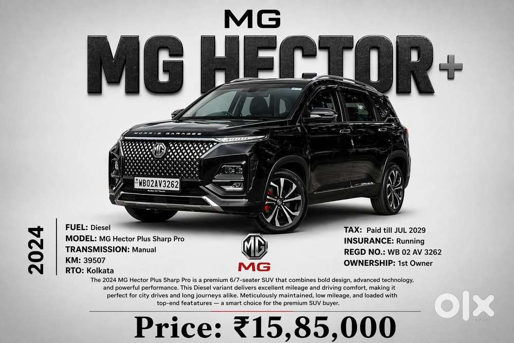Mg Hector Plus 2.0 Sharp Diesel Turbo, 2024, Diesel