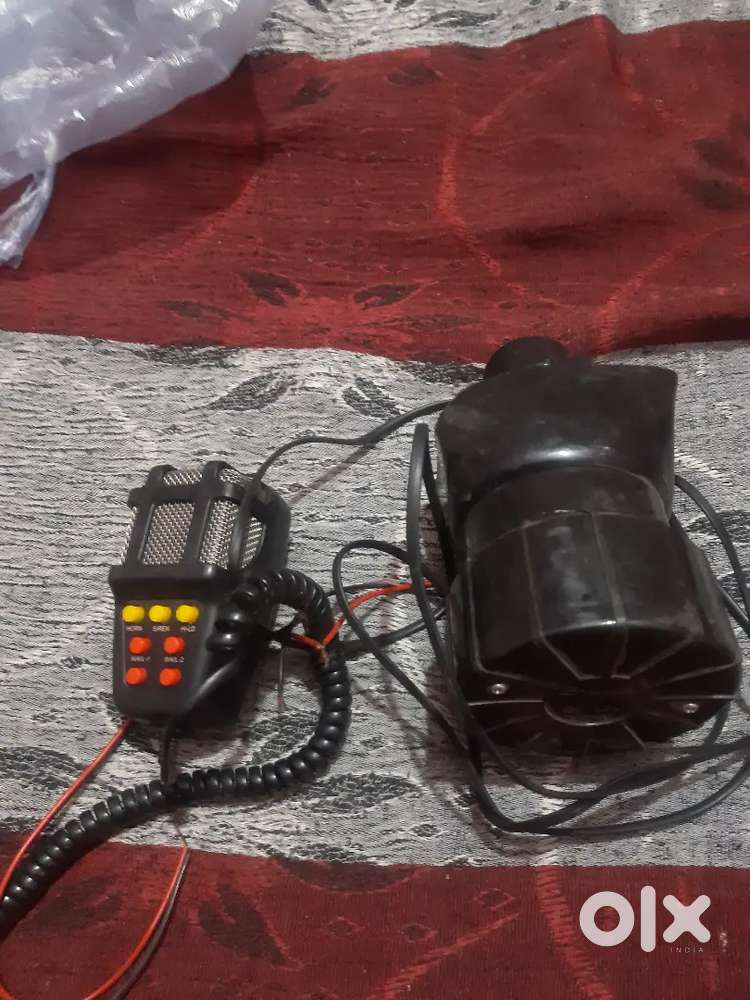 7 tone siren with mic