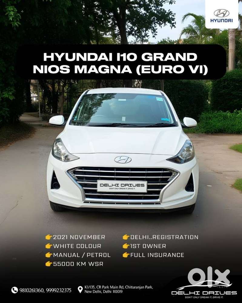 Hyundai Grand I10 Nios Magna, 2021, Petrol