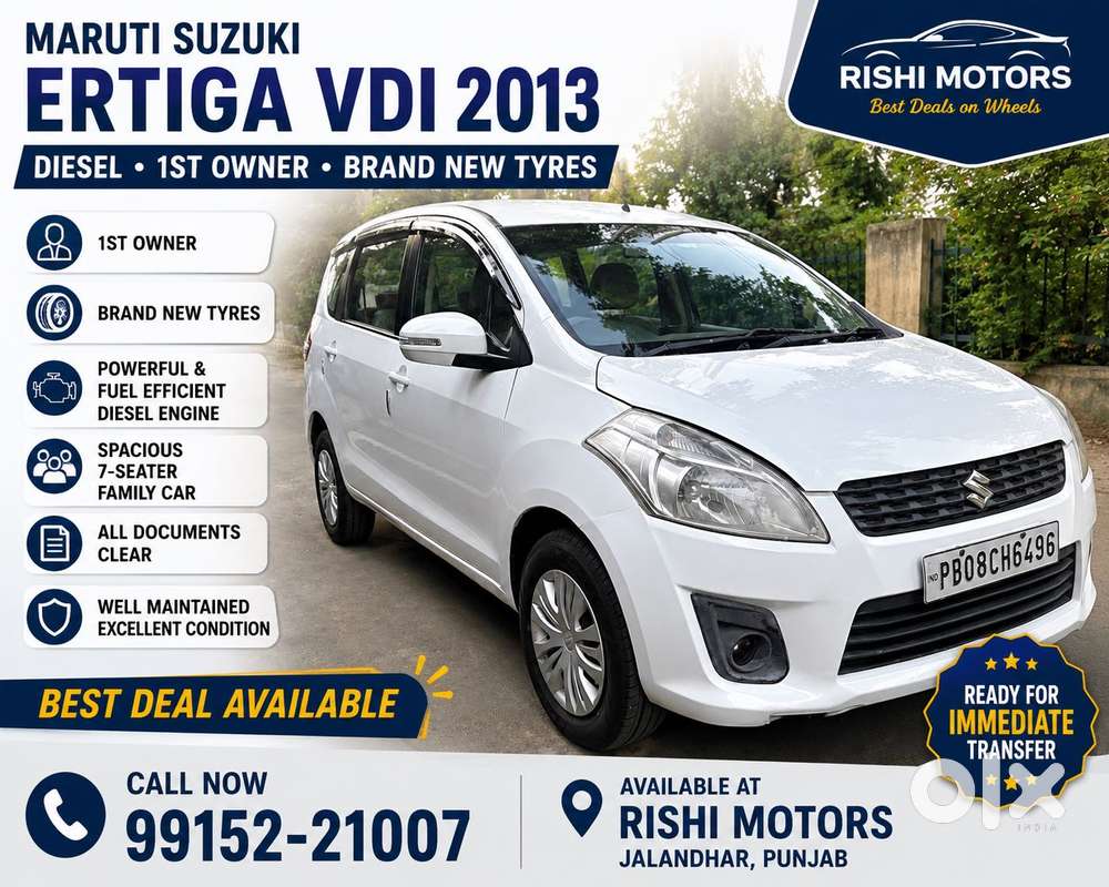Maruti Suzuki Ertiga Vdi, 2013, Diesel