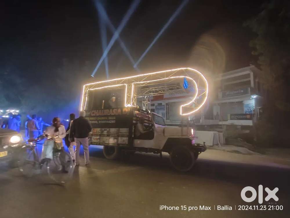 Dj Truss Jeep And Generator